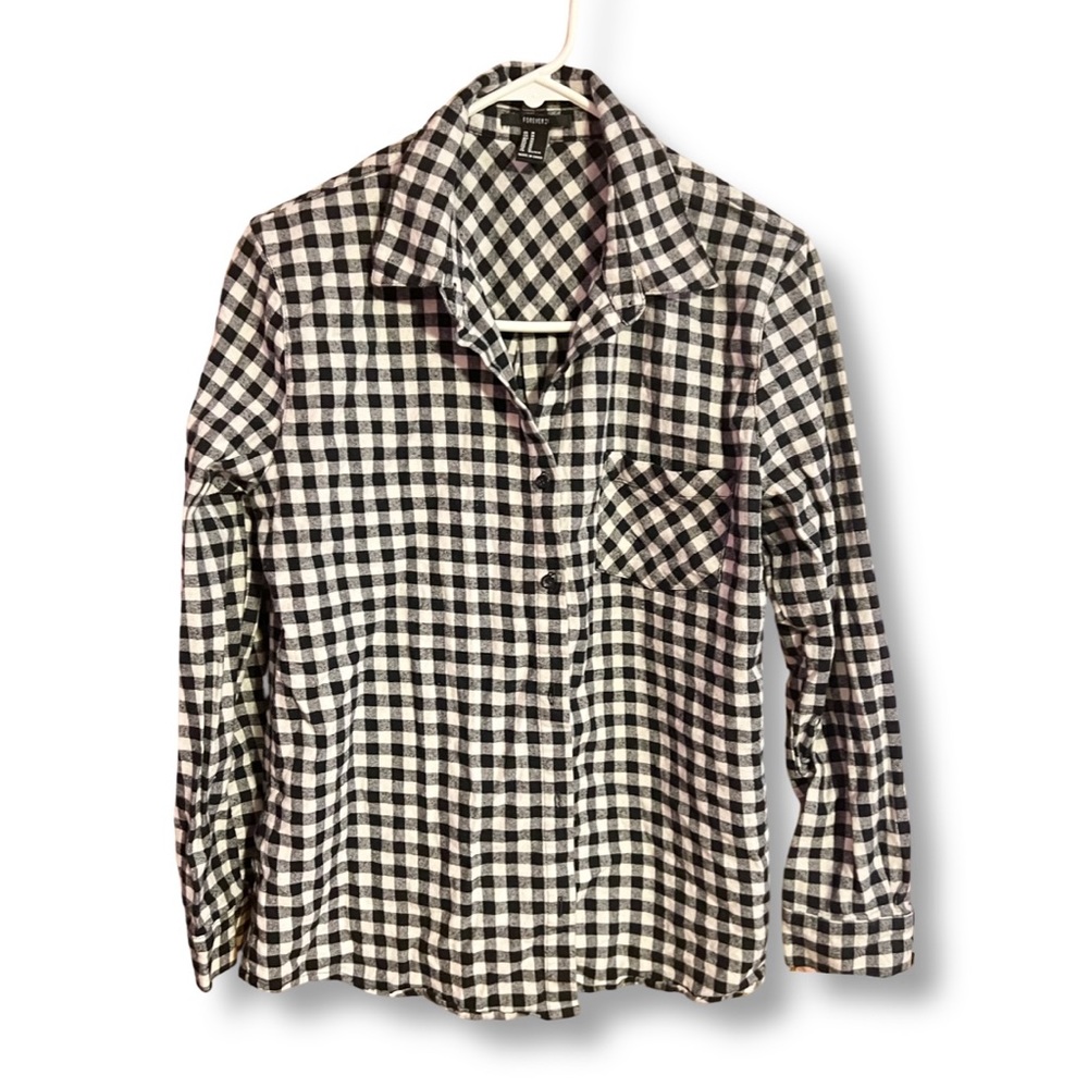 Mini Flannel Button Down